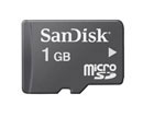 Sandisk microSD Card 1GB (SDSDQ-1024-E11M)